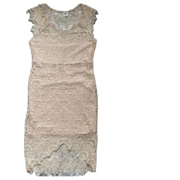 Free People - Intimately Free - Sleeveless Lace Bodycon Style - Size M - Beige - Picture 6 of 15